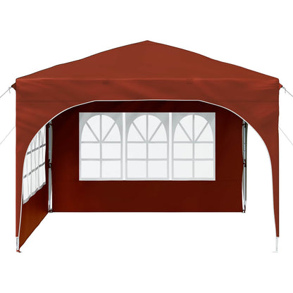 vidaXL Pop-up Party Tent 290 x 290 x 245 cm Terracotta