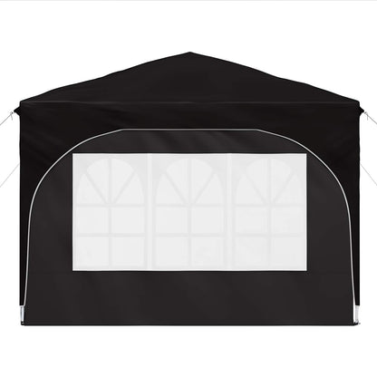 vidaXL Pop-up Party Tent 290 x 290 x 245 cm Black