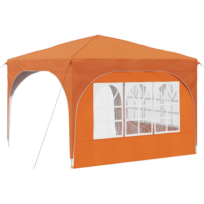 vidaXL Pop-up Party Tent 290 x 290 x 245 cm Orange