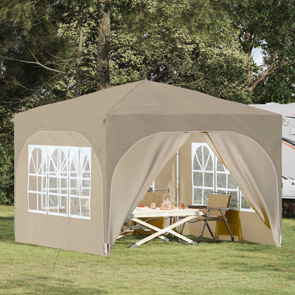 vidaXL Pop-up Party Tent 290 x 290 x 245 cm Cream