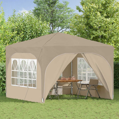 vidaXL Pop-up Party Tent 290 x 290 x 245 cm Cream