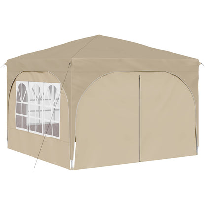 vidaXL Pop-up Party Tent 290 x 290 x 245 cm Cream