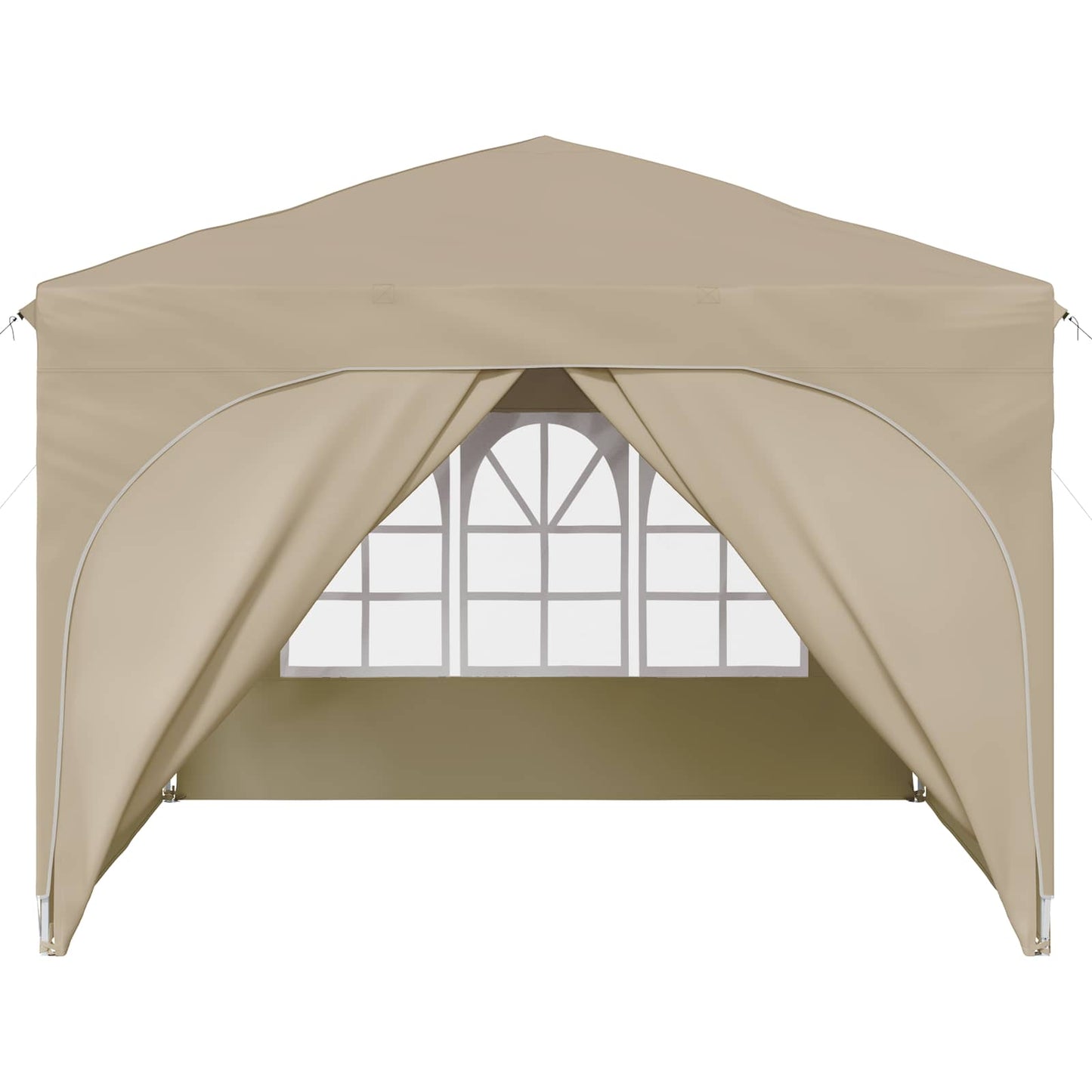 vidaXL Pop-up Party Tent 290 x 290 x 245 cm Cream