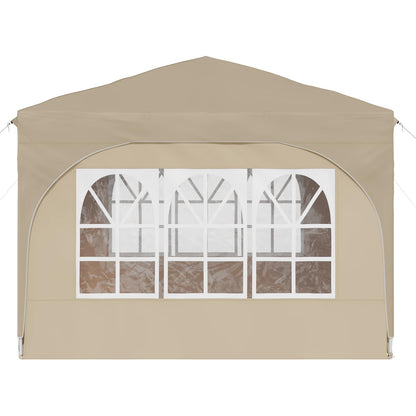 vidaXL Pop-up Party Tent 290 x 290 x 245 cm Cream