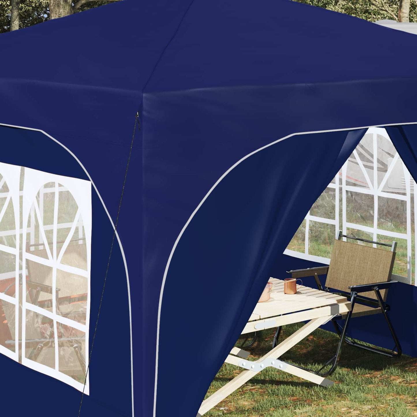 vidaXL Pop-up Party Tent 290 x 290 x 245 cm Blue