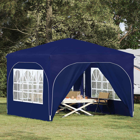 vidaXL Pop-up Party Tent 290 x 290 x 245 cm Blue Oxford Fabric