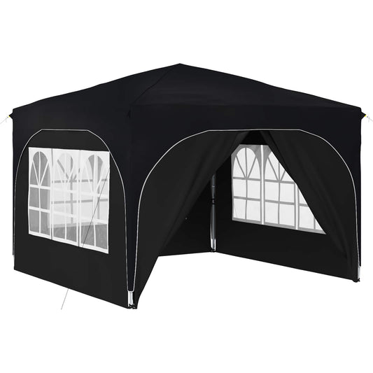 vidaXL Pop-up Party Tent 290 x 290 x 245 cm Antracite Oxford Fabric