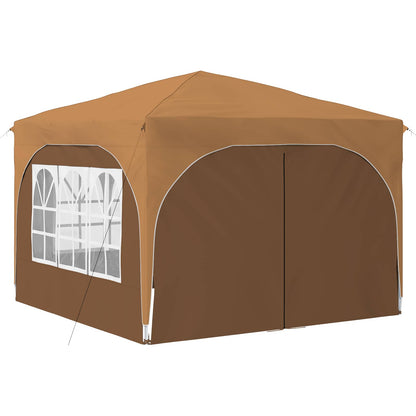 vidaXL Pop-up Party Tent 290 x 290 x 245 cm Beige