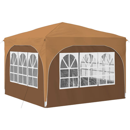 vidaXL Pop-up Party Tent 290 x 290 x 245 cm Beige