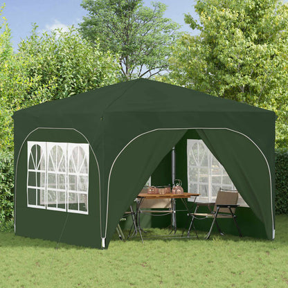 vidaXL Pop-up Party Tent 290 x 290 x 245 cm Green