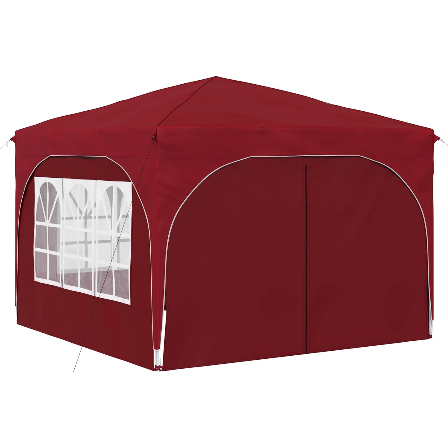 vidaXL Pop-up Party Tent 290 x 290 x 245 cm Burgundy
