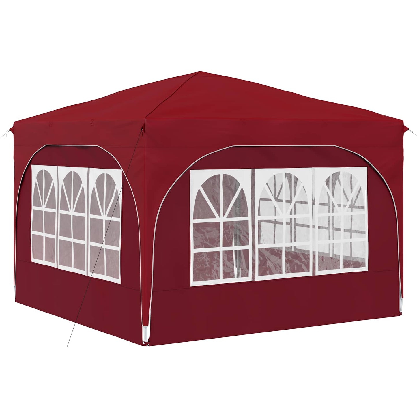 vidaXL Pop-up Party Tent 290 x 290 x 245 cm Burgundy