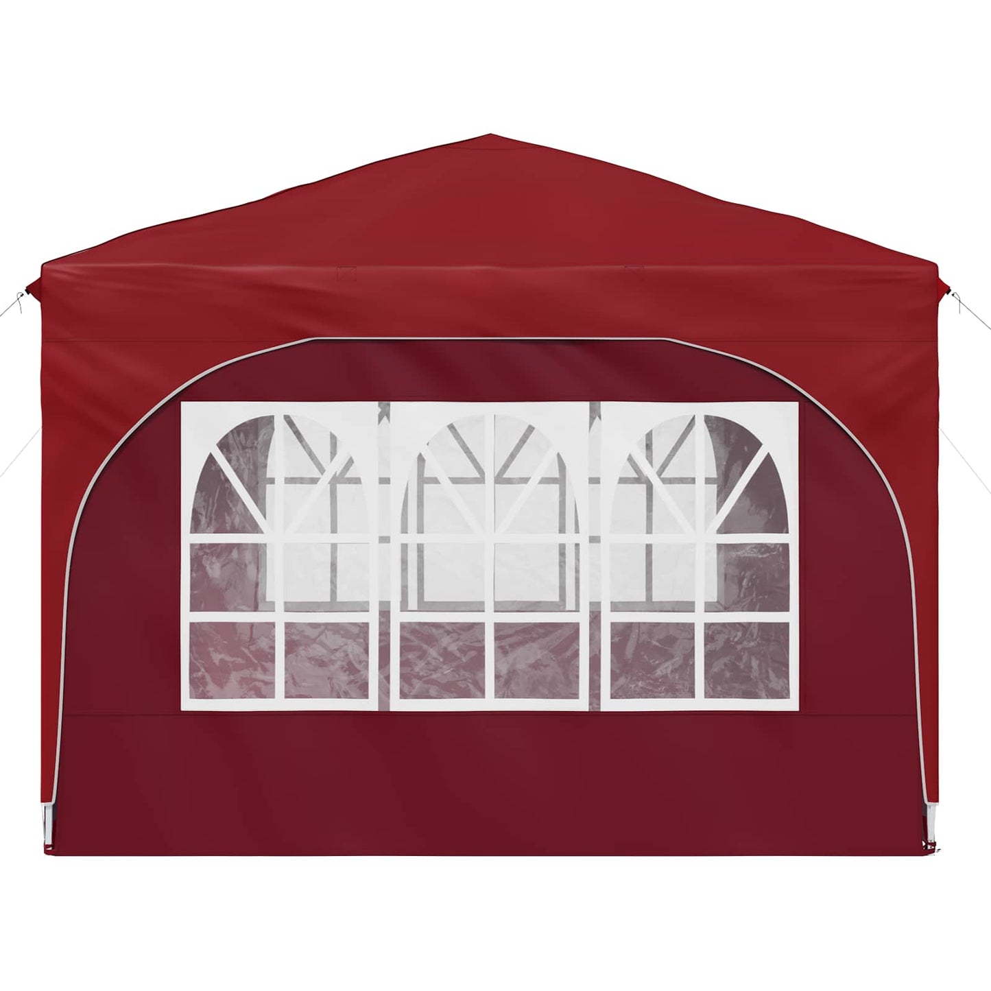 vidaXL Pop-up Party Tent 290 x 290 x 245 cm Burgundy