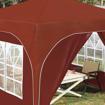 vidaXL Pop-up Party Tent 290 x 290 x 245 cm Terracotta