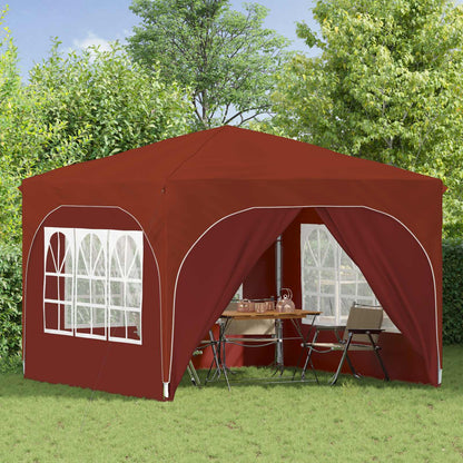 vidaXL Pop-up Party Tent 290 x 290 x 245 cm Terracotta