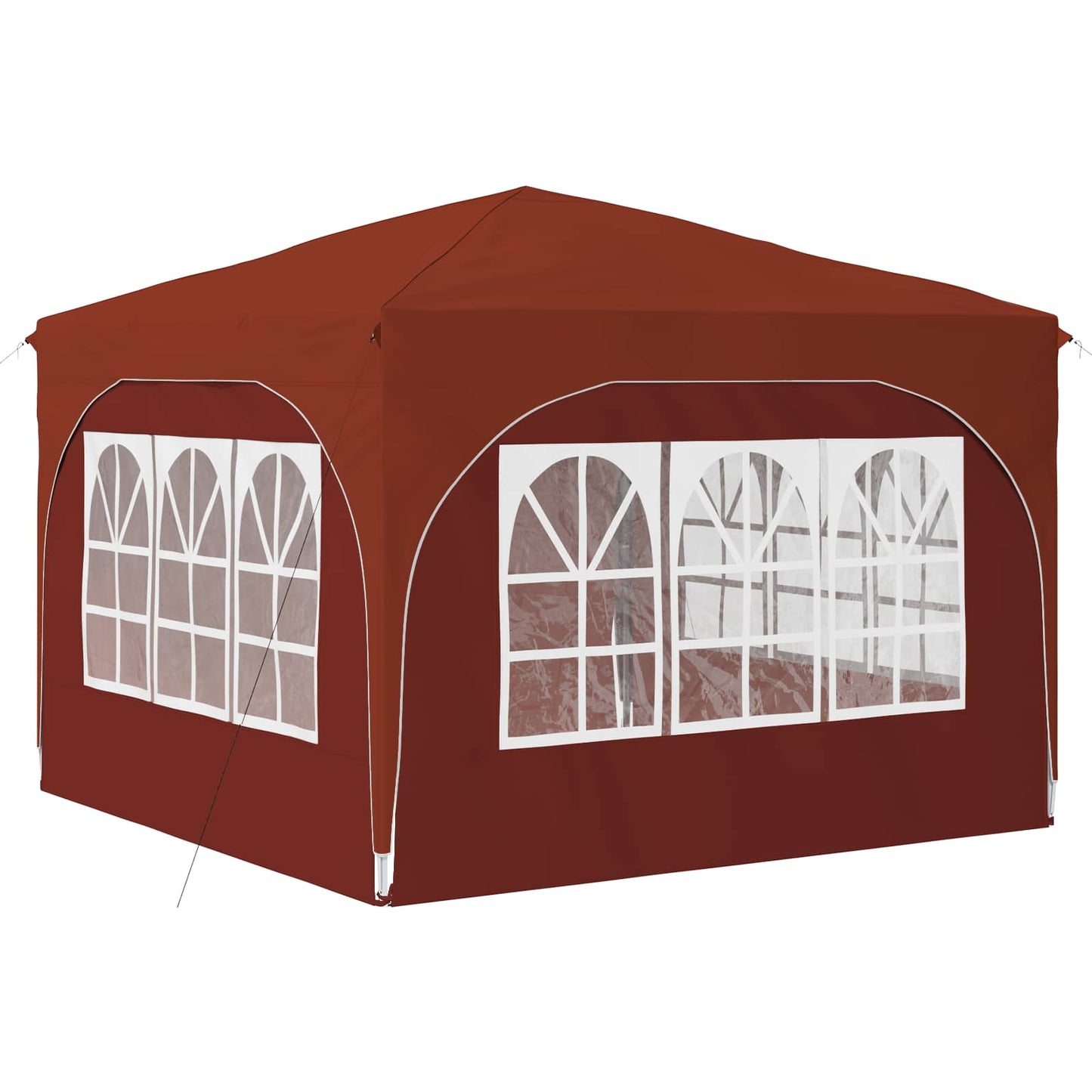 vidaXL Pop-up Party Tent 290 x 290 x 245 cm Terracotta
