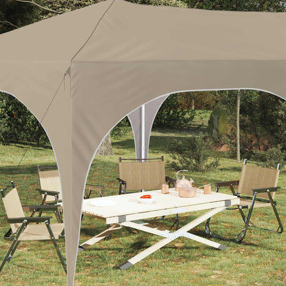 vidaXL Pop-up Party Tent Cream 575 x 288 x 245 cm Oxford Fabric