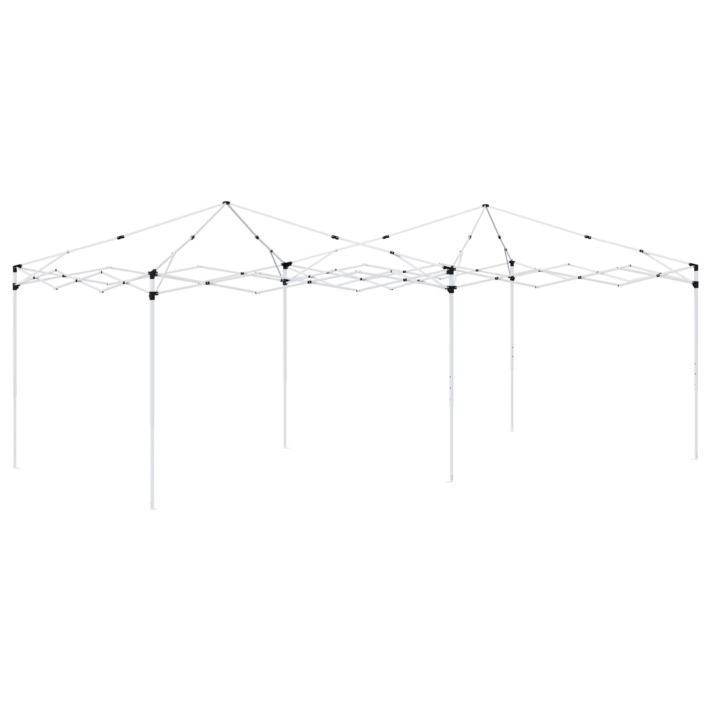 vidaXL Pop-up Party Tent Cream 575 x 288 x 245 cm Oxford Fabric