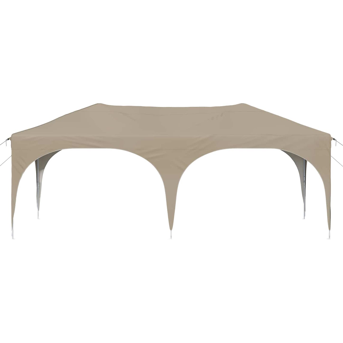 vidaXL Pop-up Party Tent Cream 575 x 288 x 245 cm Oxford Fabric