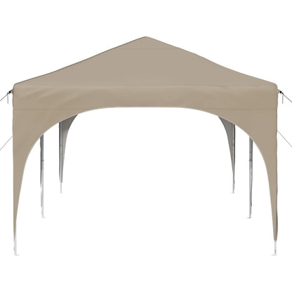 vidaXL Pop-up Party Tent Cream 575 x 288 x 245 cm Oxford Fabric