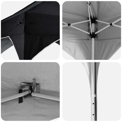 vidaXL Pop-up Party Tent 575 x 288 x 245 cm Anthracite Oxford Fabric