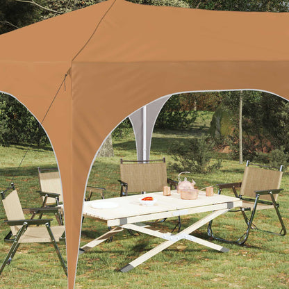 vidaXL Pop-up Party Tent 575 x 288 x 245 cm Beige Oxford Fabric
