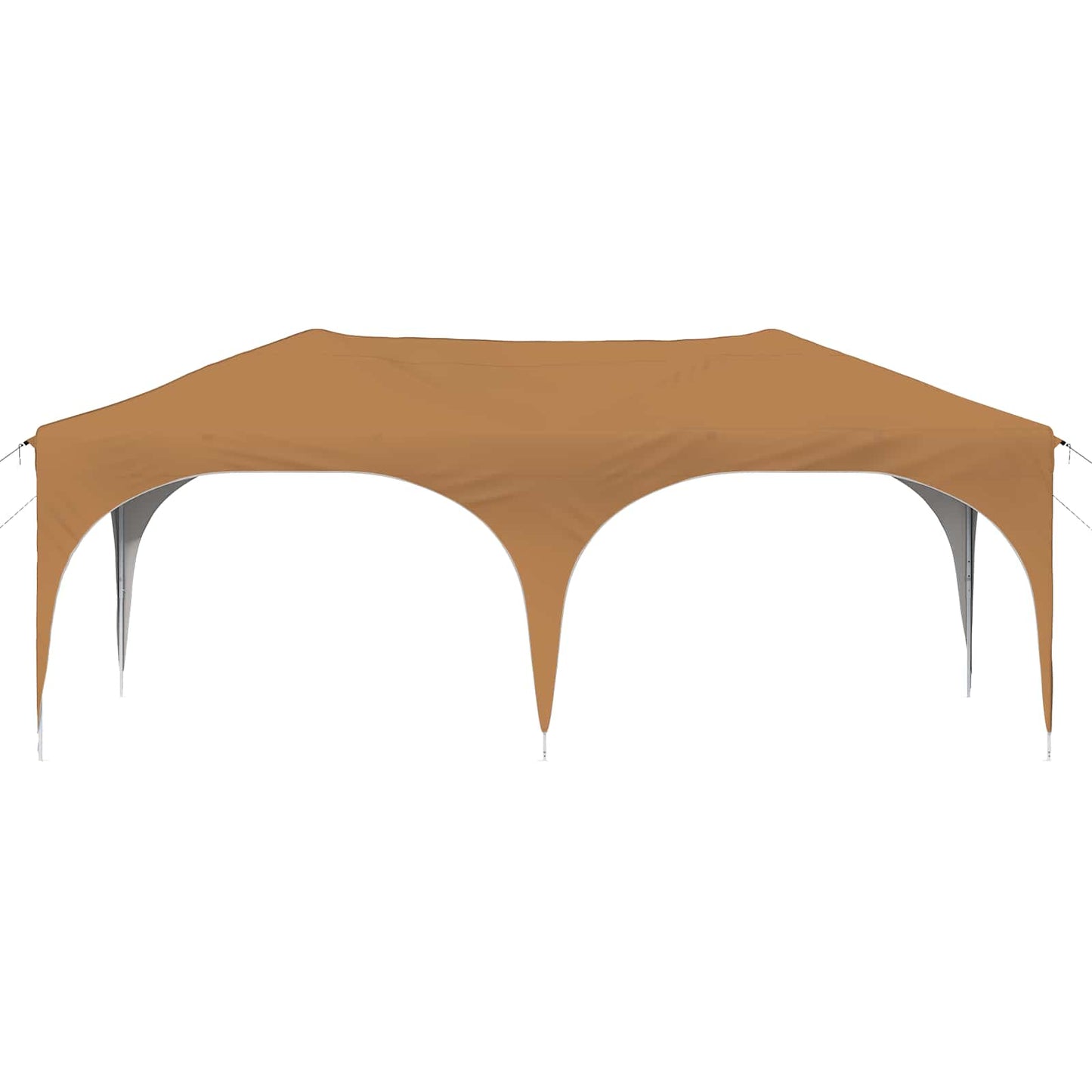 vidaXL Pop-up Party Tent 575 x 288 x 245 cm Beige Oxford Fabric