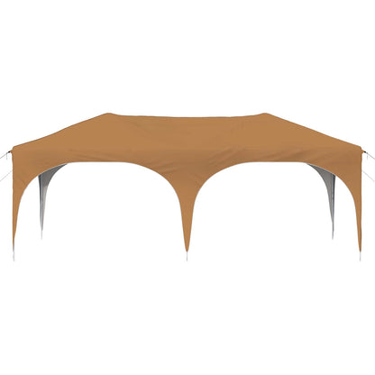 vidaXL Pop-up Party Tent 575 x 288 x 245 cm Beige Oxford Fabric