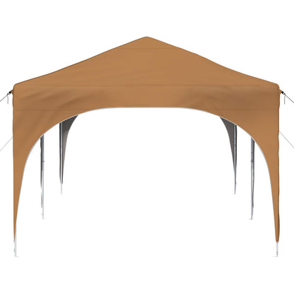 vidaXL Pop-up Party Tent 575 x 288 x 245 cm Beige Oxford Fabric