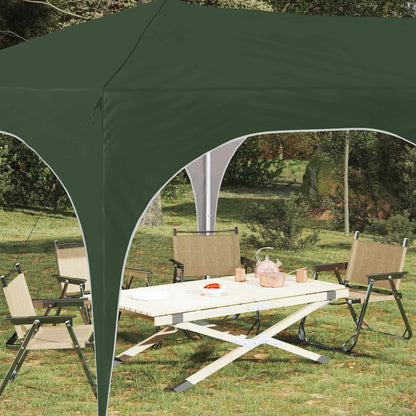 vidaXL Pop-up Party Tent 575 x 288 x 245 cm Green Oxford Fabric