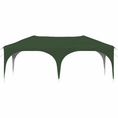vidaXL Pop-up Party Tent 575 x 288 x 245 cm Green Oxford Fabric