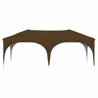 vidaXL Pop-up Party Tent 575 x 288 x 245 cm Taupe Oxford Fabric