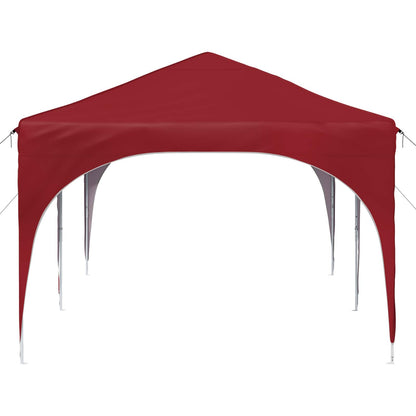 vidaXL Pop-up Party Tent 575 x 288 x 245 cm Burgundy Oxford Fabric