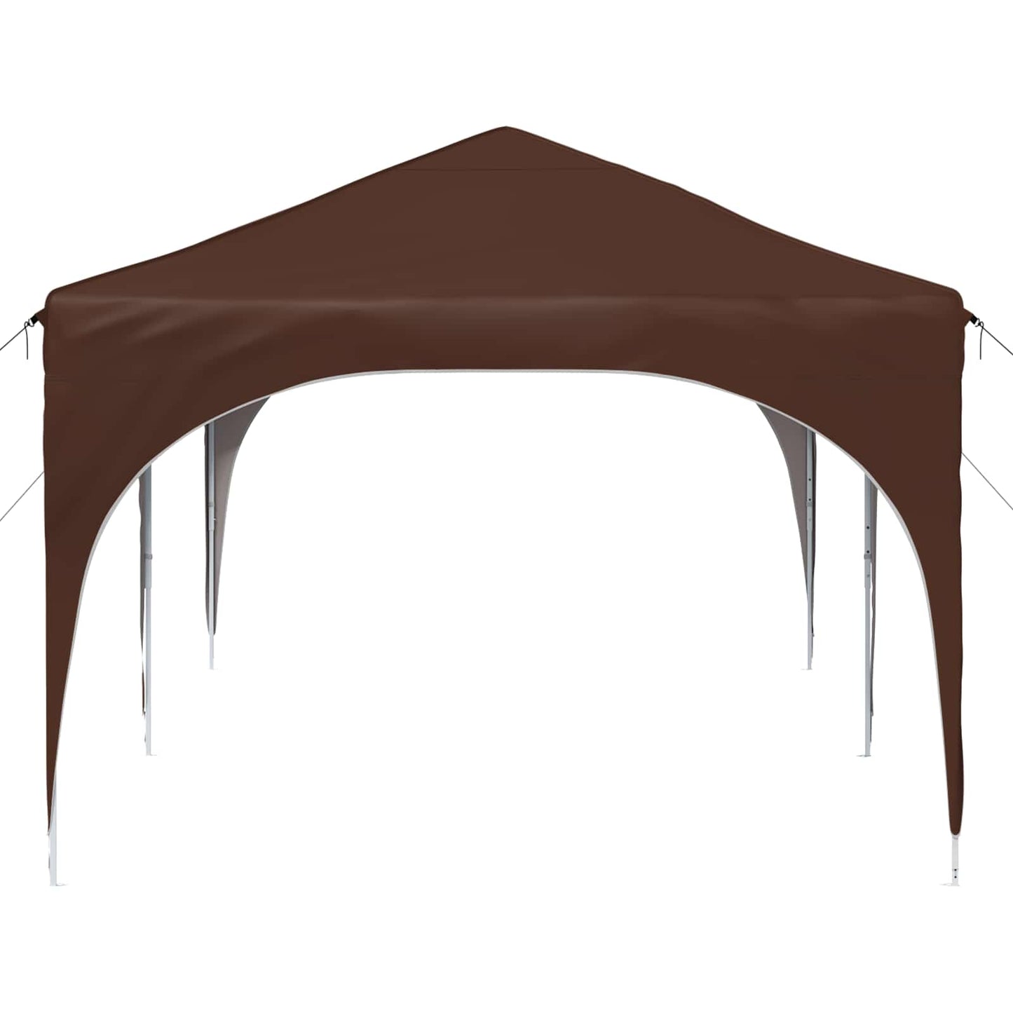 vidaXL Pop-up Party Tent 575 x 288 x 245 cm Brown Oxford Fabric