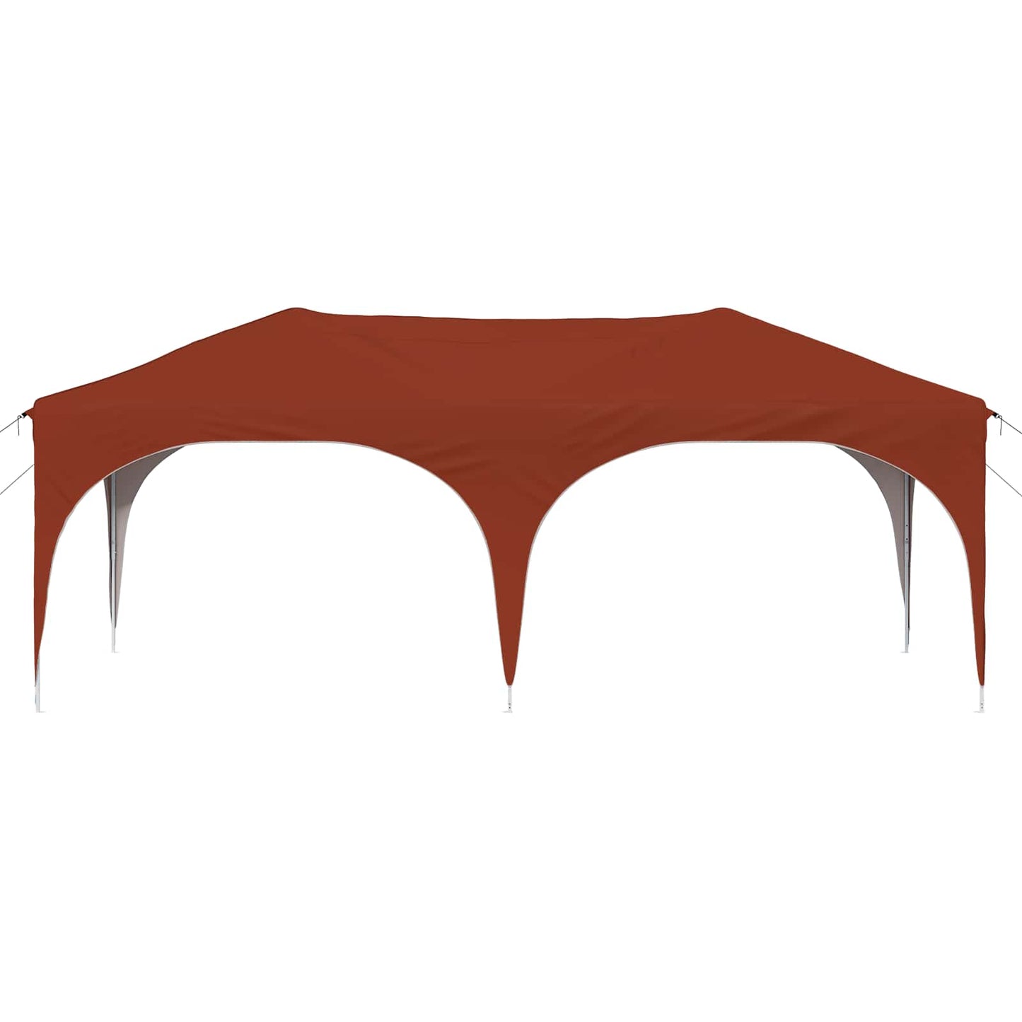 vidaXL Pop-up Party Tent 575 x 288 x 245 cm Terracotta Oxford Fabric