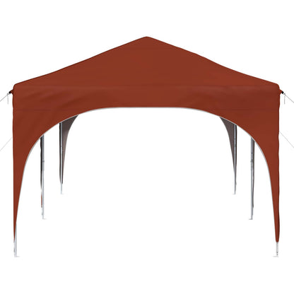 vidaXL Pop-up Party Tent 575 x 288 x 245 cm Terracotta Oxford Fabric