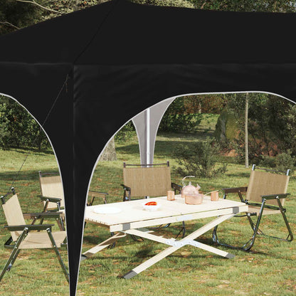 vidaXL Pop-up Party Tent 575 x 288 x 245 cm Black Oxford Fabric