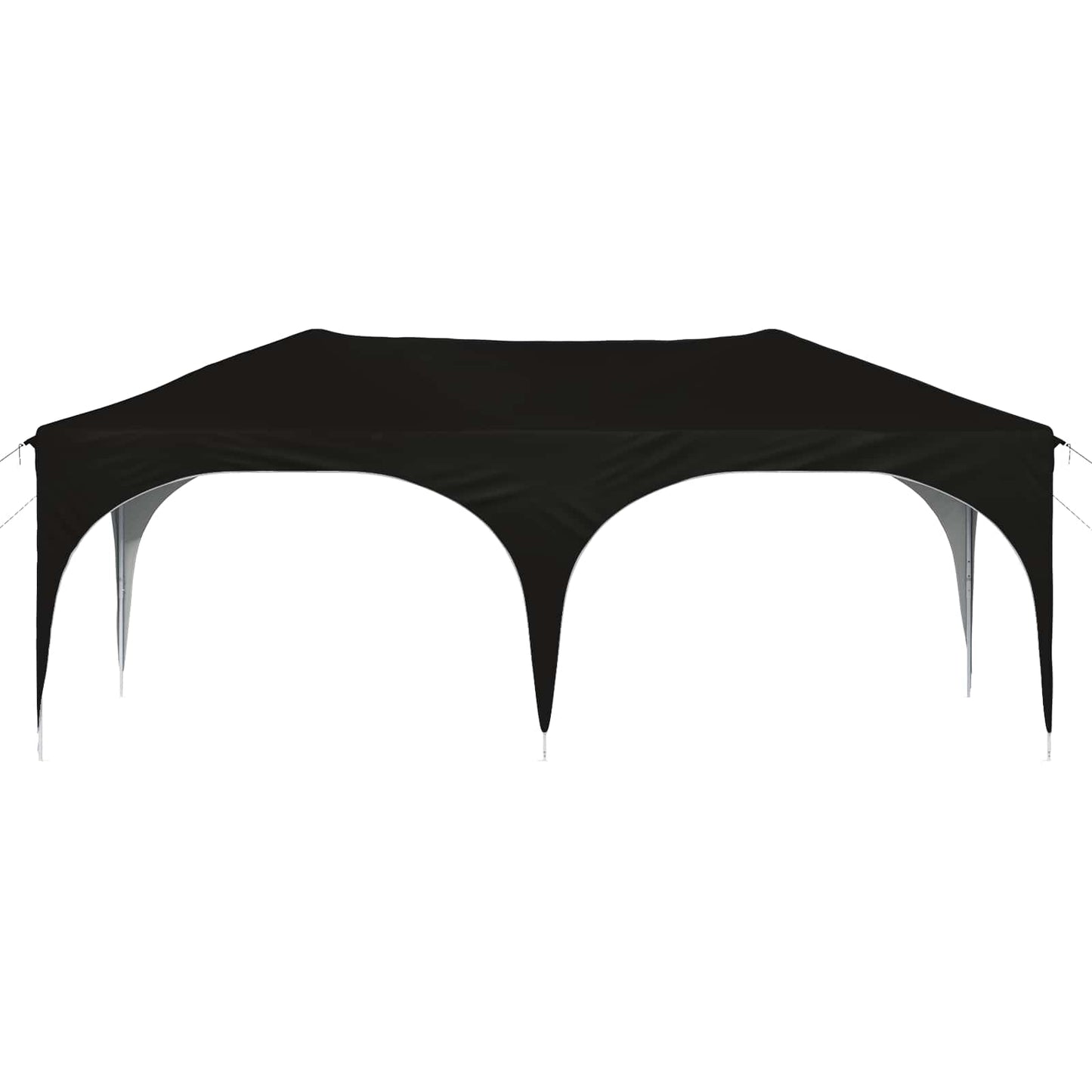 vidaXL Pop-up Party Tent 575 x 288 x 245 cm Black Oxford Fabric