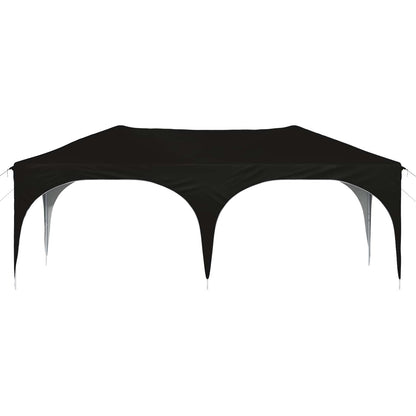 vidaXL Pop-up Party Tent 575 x 288 x 245 cm Black Oxford Fabric