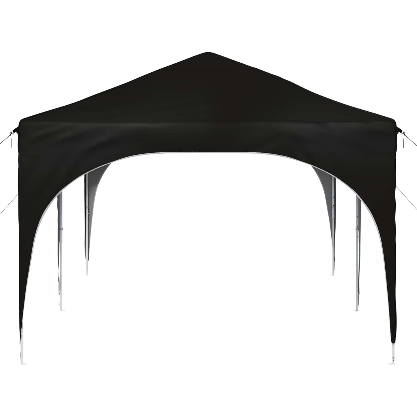 vidaXL Pop-up Party Tent 575 x 288 x 245 cm Black Oxford Fabric