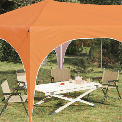 vidaXL Pop-up Party Tent 575 x 288 x 245 cm Orange Oxford Fabric