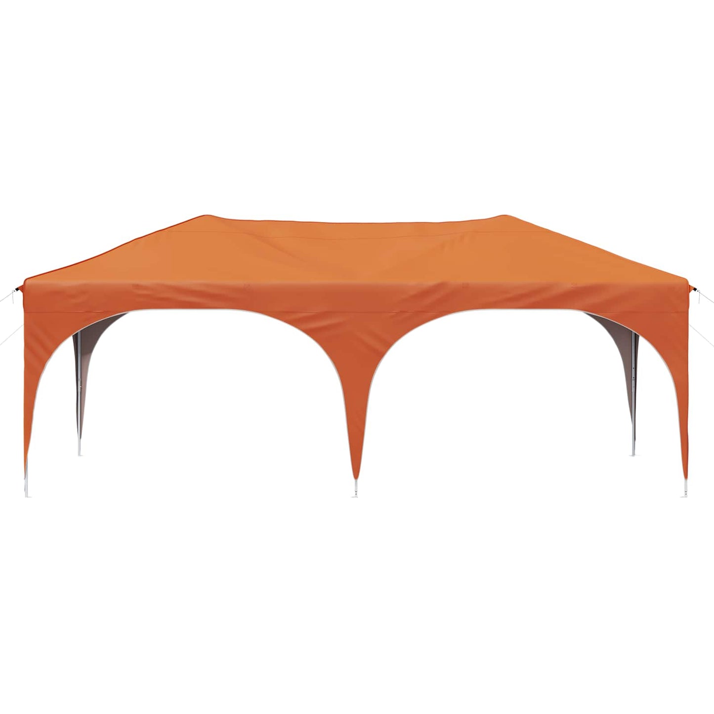vidaXL Pop-up Party Tent 575 x 288 x 245 cm Orange Oxford Fabric