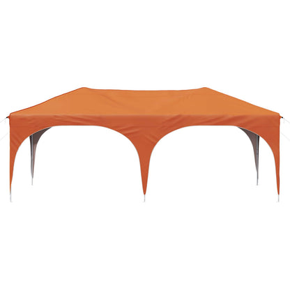 vidaXL Pop-up Party Tent 575 x 288 x 245 cm Orange Oxford Fabric