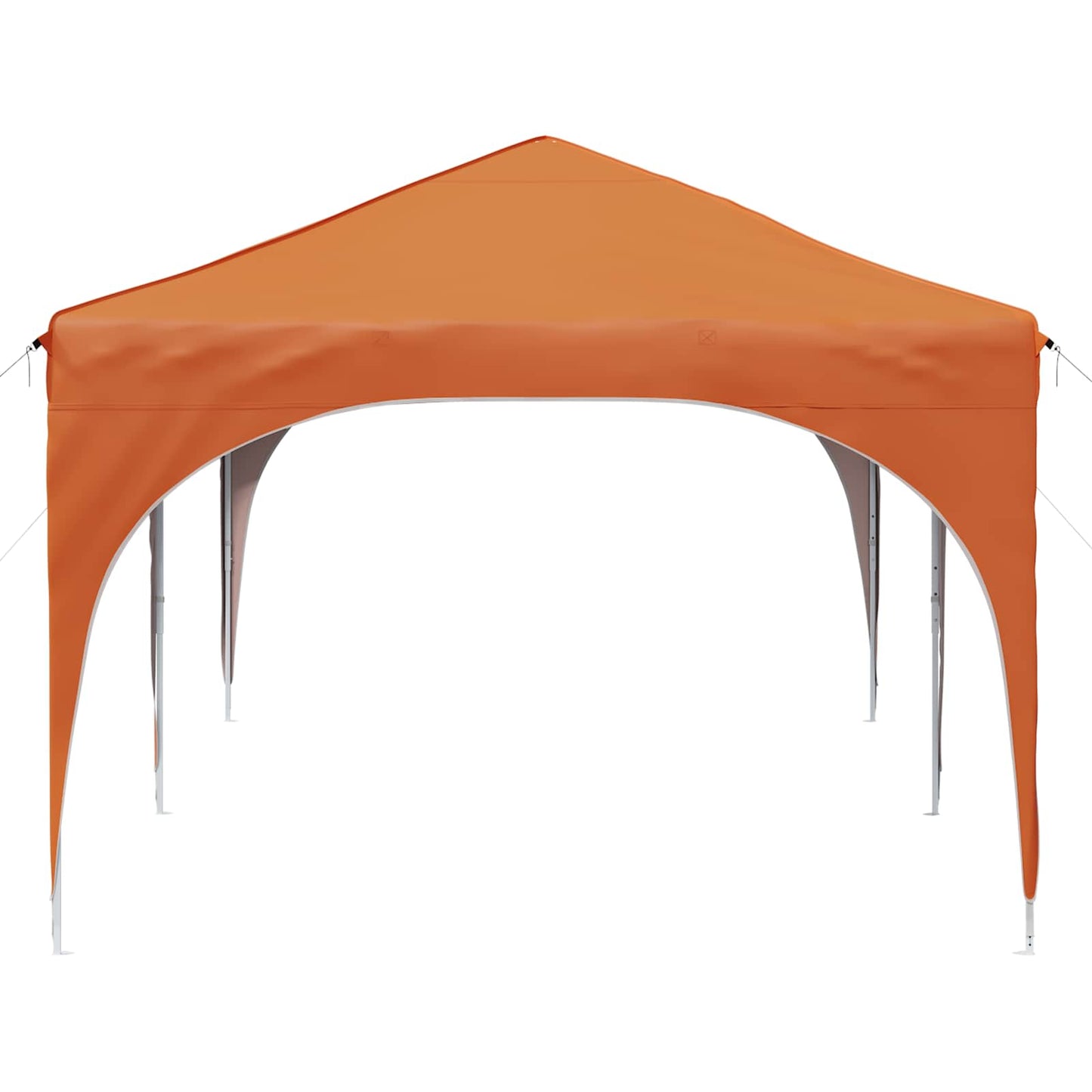 vidaXL Pop-up Party Tent 575 x 288 x 245 cm Orange Oxford Fabric
