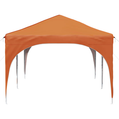 vidaXL Pop-up Party Tent 575 x 288 x 245 cm Orange Oxford Fabric