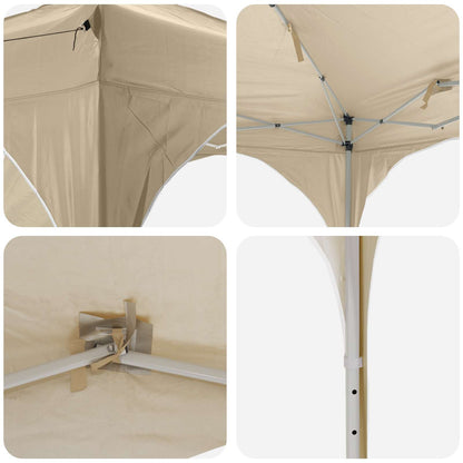 vidaXL Pop-up Party Tent 575 x 288 x 245 cm Cream Oxford Fabric