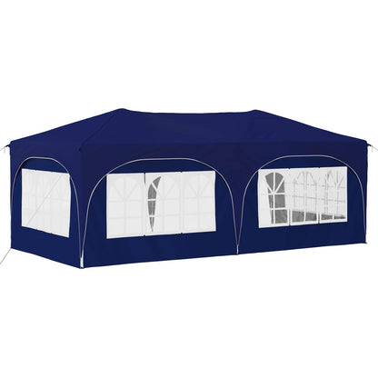 vidaXL Pop-up Party Tent 575 x 288 x 245 cm Blue Oxford Fabric