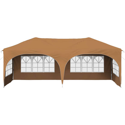 vidaXL Pop-up Party Tent 575 x 288 x 245 cm Beige Oxford Fabric