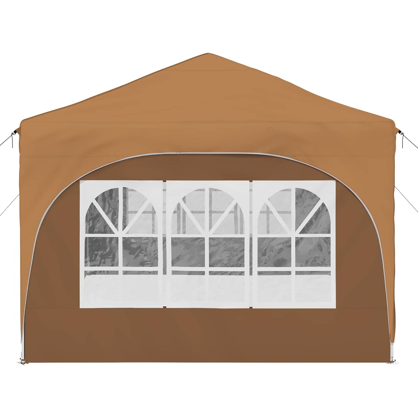 vidaXL Pop-up Party Tent 575 x 288 x 245 cm Beige Oxford Fabric