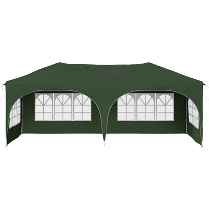 vidaXL Pop-up Party Tent 575 x 288 x 245 cm Green Oxford Fabric